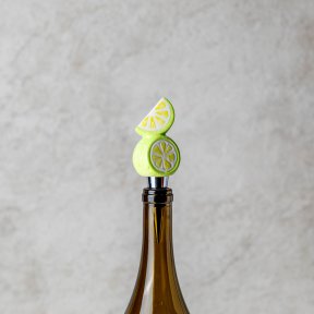 Lime Wine Bottle Stopper