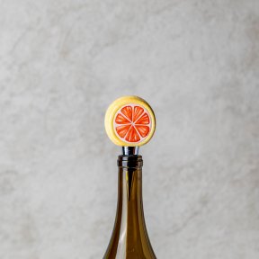 Grapefruit Wine Bottle Stopper