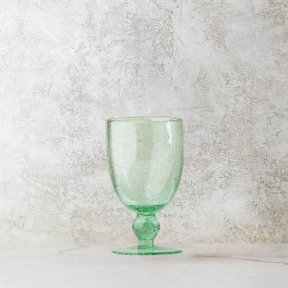 Vino Verano Seafoam Bubble Stemmed Glass