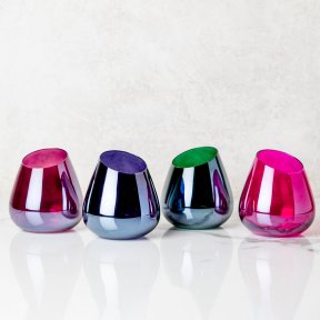 Slant Jewel Stemless - Set of 4