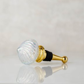 Swirl Glass Wine Bottle Stopper