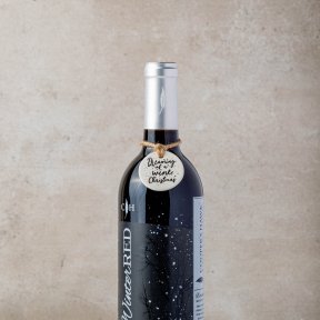 Wine Christmas Wine Bottle Tag