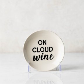 On Cloud Wine Appetizer Plate
