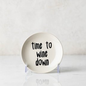 Time to Wine Down Appetizer Plate