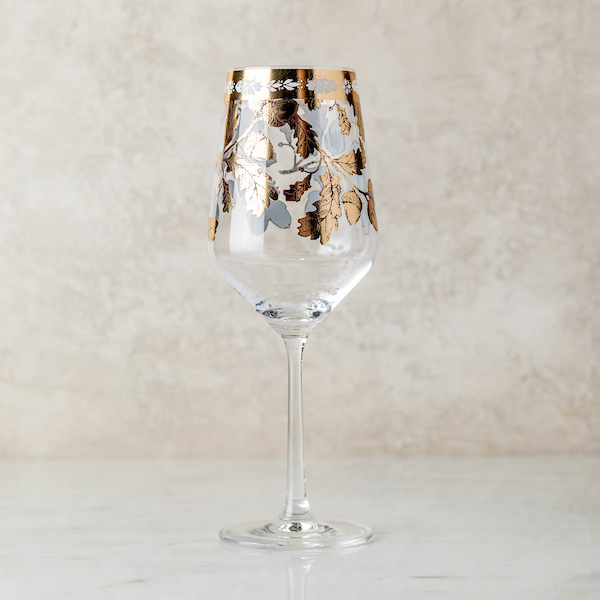 Decanter & Amber Diamond Wine Glass Set