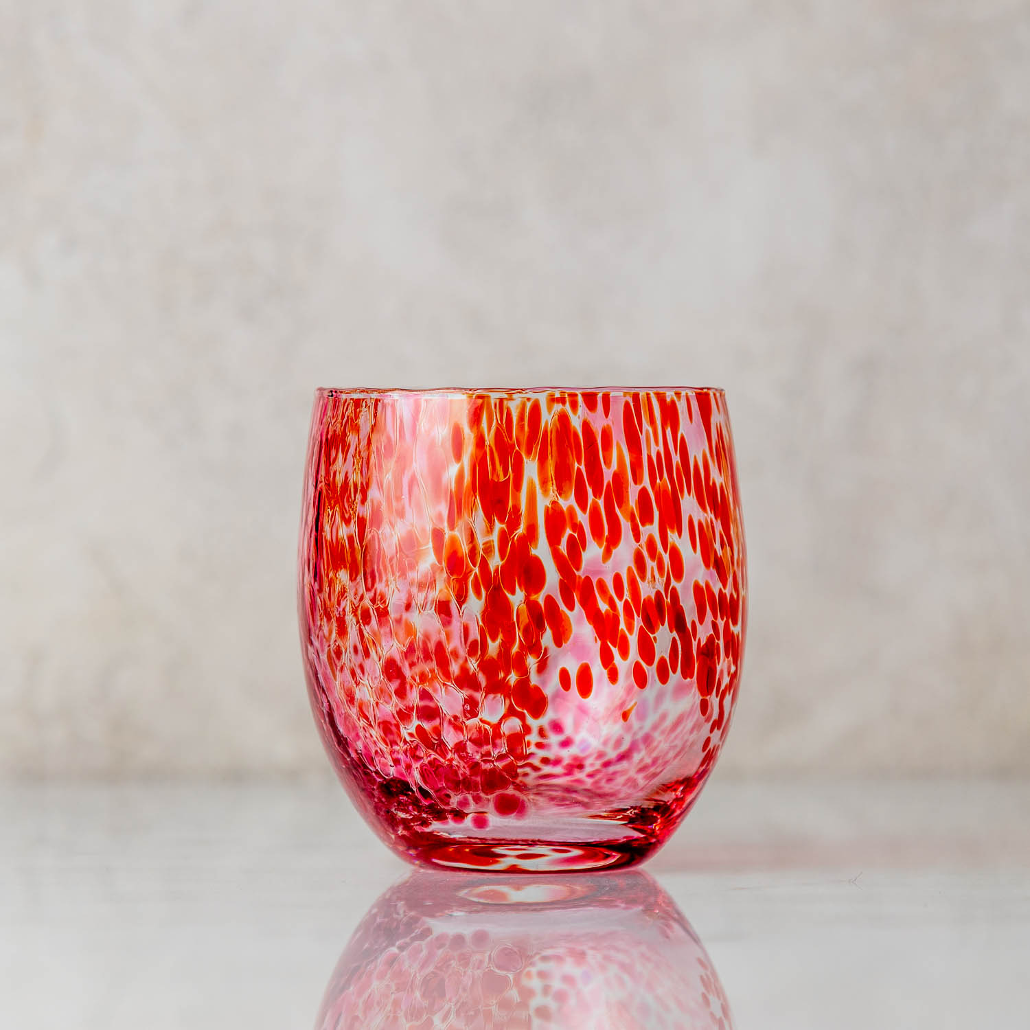 Cooper's Hawk Winery & Restaurants > End of Season > Joy Wine Glass,  stained glass art wine glass, Murano