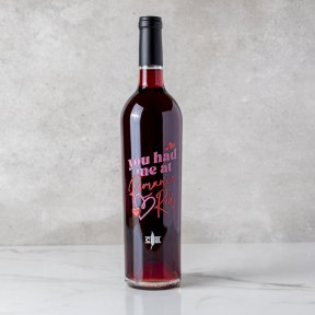 You Had Me at Romance Red Embossed Wine
