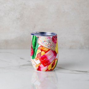 Summer Popsicle Wine Tumbler