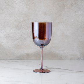 Luster Ember Stemmed Wine Glass