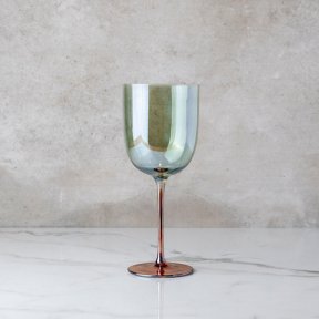 Luster Sage Stemmed Wine Glass