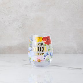 Best Mom Ever Stemless Wine Glass