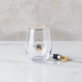 Queen Bee Stemless Set