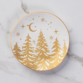 Gold Alpine Appetizer Plate
