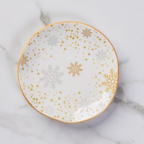 Snowflake Appetizer Plate