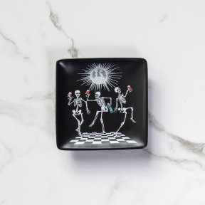 Disco Skeleton Appetizer Plate