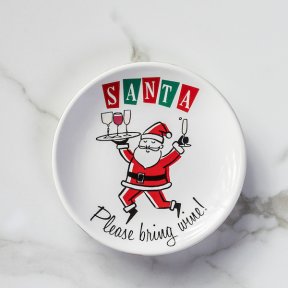 Santa Please Appetizer Plate
