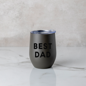Best Dad Stemless Wine Tumbler