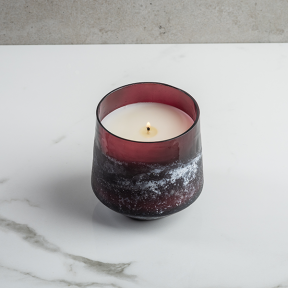 Oleander Baltic Glass Candle