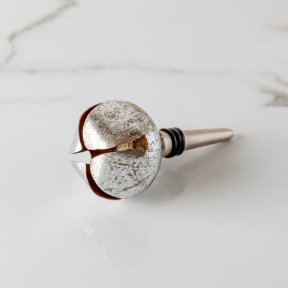 Silver Bell Wine Bottle Stopper
