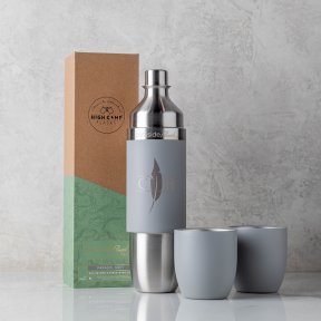 Parasol Gray Parkside Flask 3-Piece Wine Set
