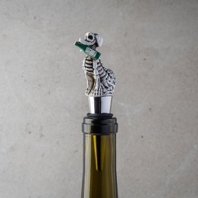 Skeleton Dog Wine Bottle Stopper