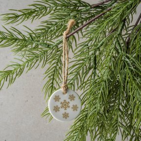 Alpine Snowflake Bottle Tag