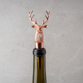 Rose Gold Deer Wine Bottle Stopper