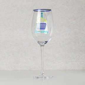 Cooper's Hawk Winery & Restaurants > Trix Collection > Trix Wine Glass,  stained glass art wine glass