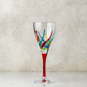 Seasonal Hand Painted Wine Glasses 