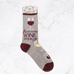 Awesome Wine Drinker Socks