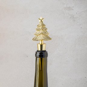 Gold Alpine Wine Bottle Stopper