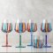 Trix Modern Blue Stemmed Wine Glass