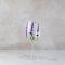 Lavender Bloom Stemmed Wine Glass