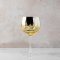 Gold Alpine Balloon Stemmed Wine Glass