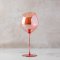 Slant Terracotta Stemmed Wine Glass