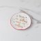 Snow is Falling White Appetizer Plate