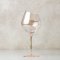 Slant Rose Stemmed Wine Glasses - Set of 4