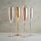 Slant Flute Wine Glasses - Set of 4
