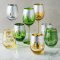 Gold Winter Tree Stemless Wine Glass