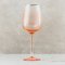 Rose Sunlit Serenade Stemmed Wine Glass