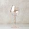 Slant Rosé Stemmed Wine Glass