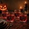 Black Cat Stemless Wine Glass
