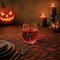 Black Cat Stemless Wine Glass