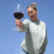Wine Girl Sweatshirt Sage