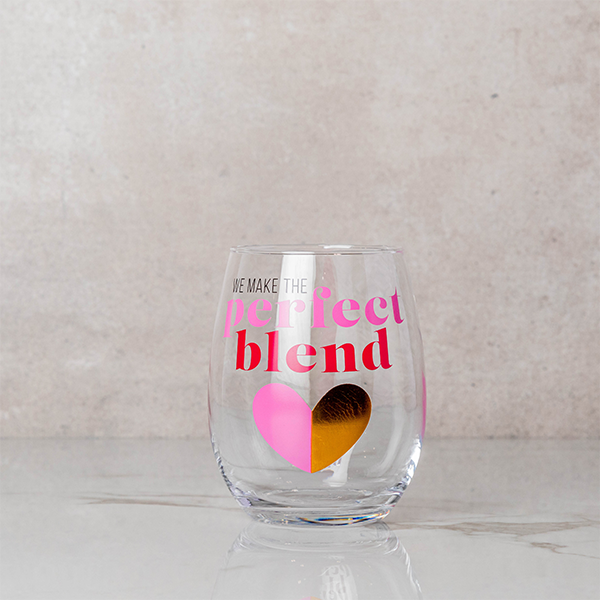 The Perfect Blend Stemless Wine Glass