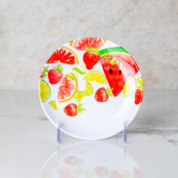 Summer Melamine Appetizer Plate