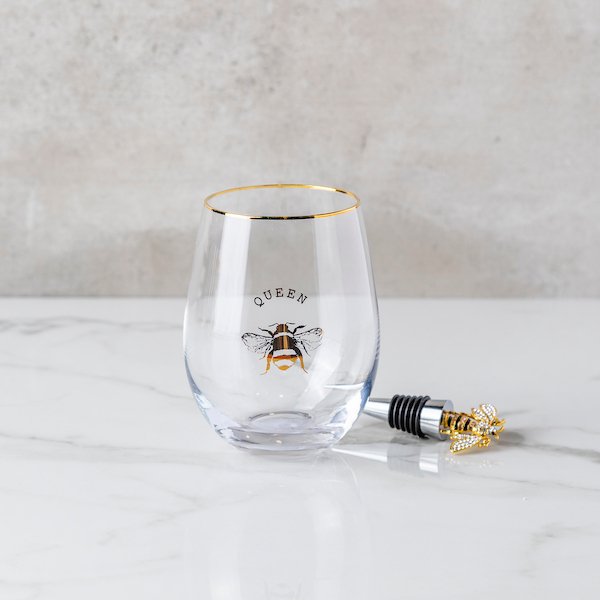 Queen Bee Stemless Set