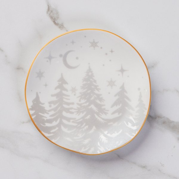 Silver Alpine Appetizer Plate
