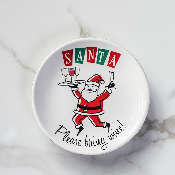 Santa Please Appetizer Plate