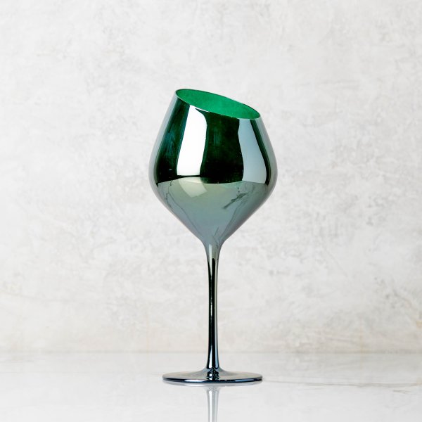 Slant Alpine Stemmed Wine Glass